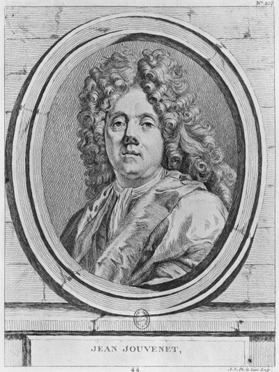 Porträt von Jean Jouvenet von Ange Laurent de Lalive de Jully